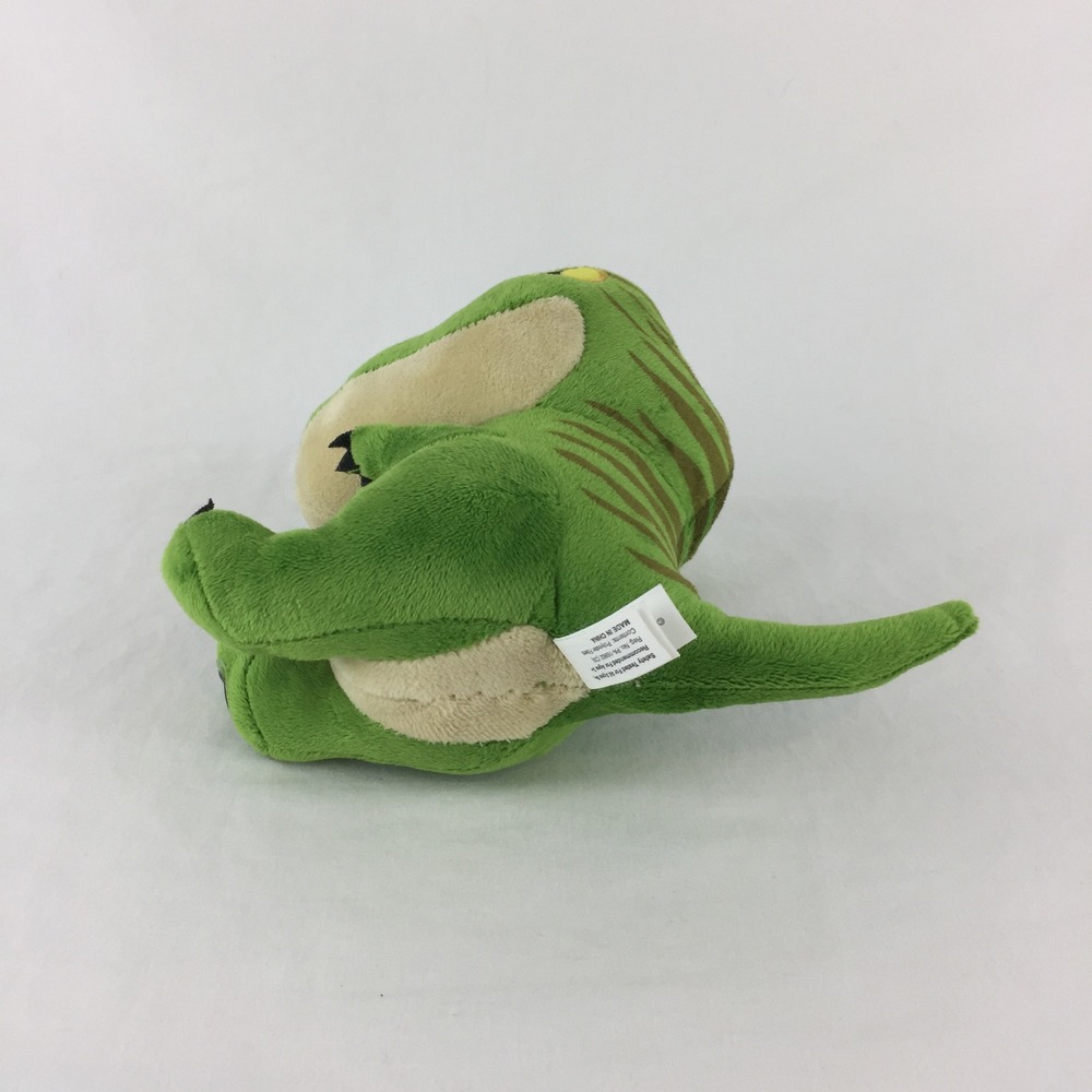 Jurassic Park Velociraptor Plush 6" Green Dinosaur 2022 Striped Toy Factory - Picture 5 of 9